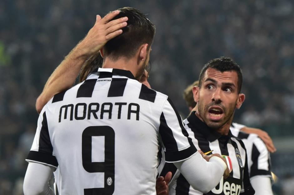 Morata y T&eacute;vez fueron los verdugos de la Juventus para el Real Madrid. (Foto: AFP)