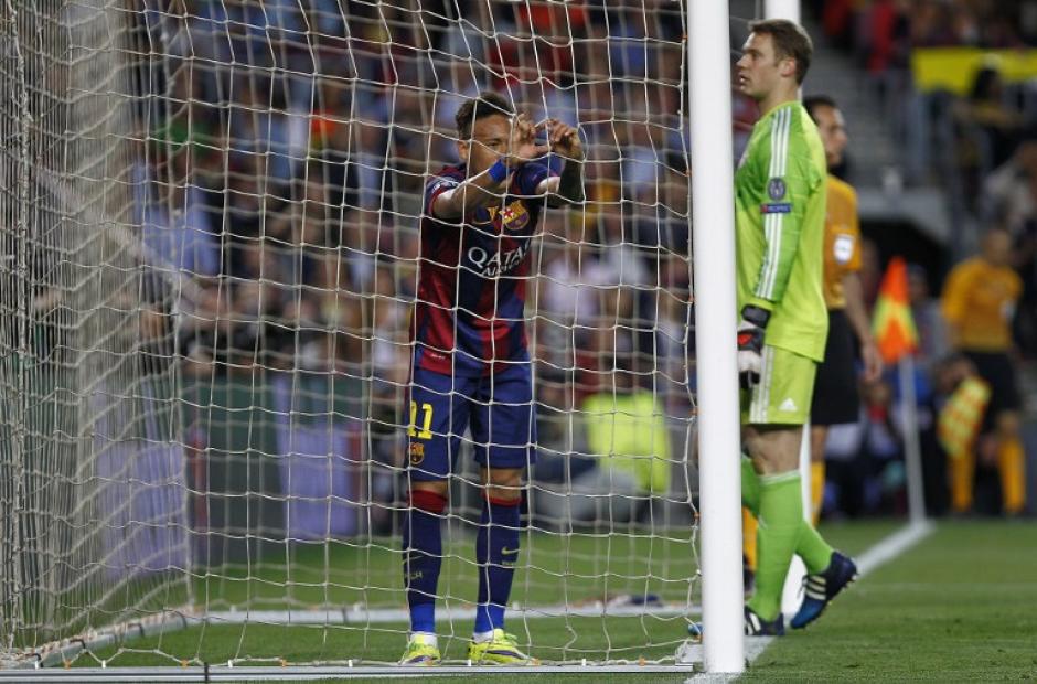 Neymar se perder&aacute; el juego ante el Sevilla debido a unas paperas. (Foto: AFP)