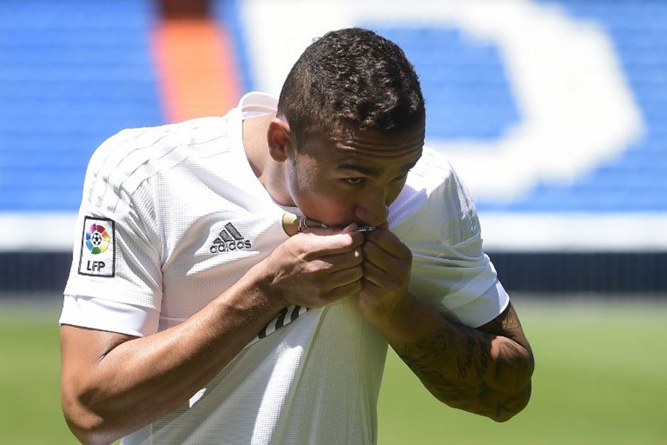 Danilo Luiz Da Silva fue presentado como el nuevo fichaje del Real Madrid. (Foto: AFP)
