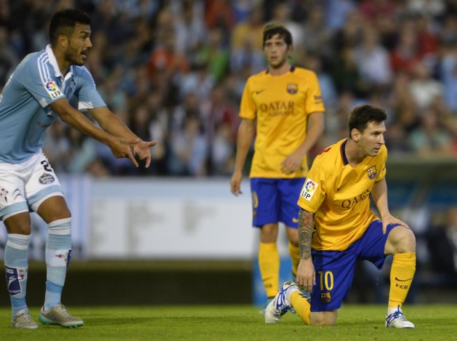 El Barcelona cayó 4-1 en su visita a Balaídos frente al Celta de Vigo por la Liga BBVA. (Foto: AFP)