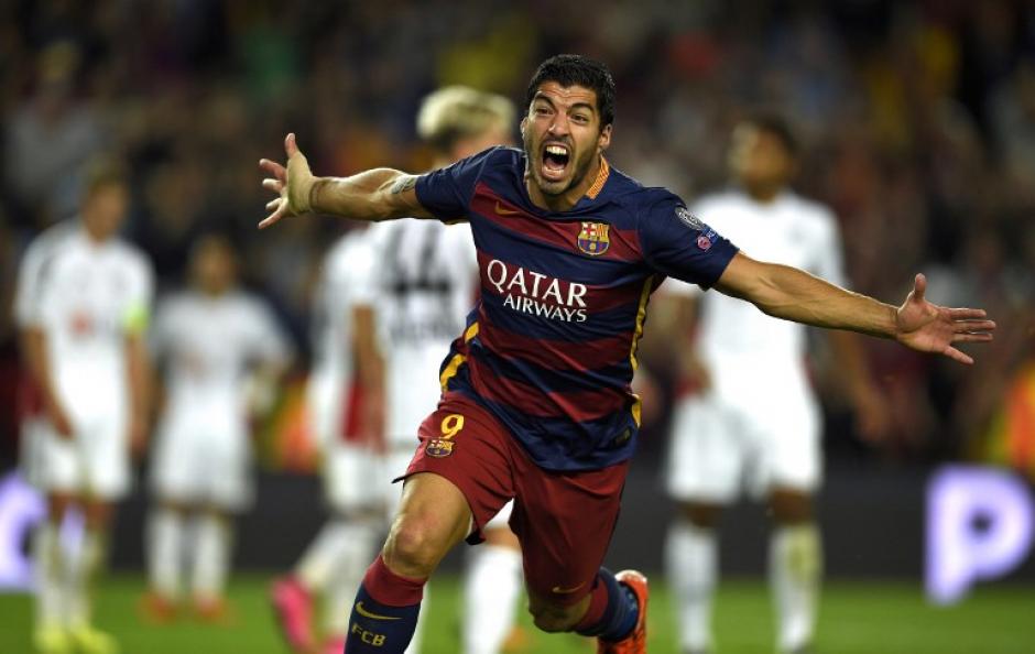 Luis Su&aacute;rez fue quien puso el 2-1 y le dio la victoria al Barcelona en el minuto 82 ante el Leverkusen. (Foto: AFP)