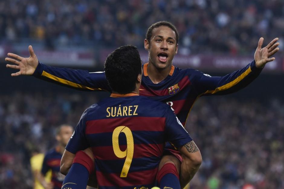 Neymar y Su&aacute;rez fueron los anotadores del 3-0 del Barcelona sobre Villarreal. (Foto: AFP)