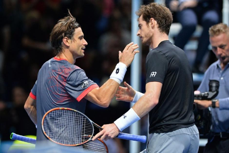 Murray venci&oacute; a Ferrer y aumenta sus posibilidades en el Masters de Londres. (Foto: AFP)