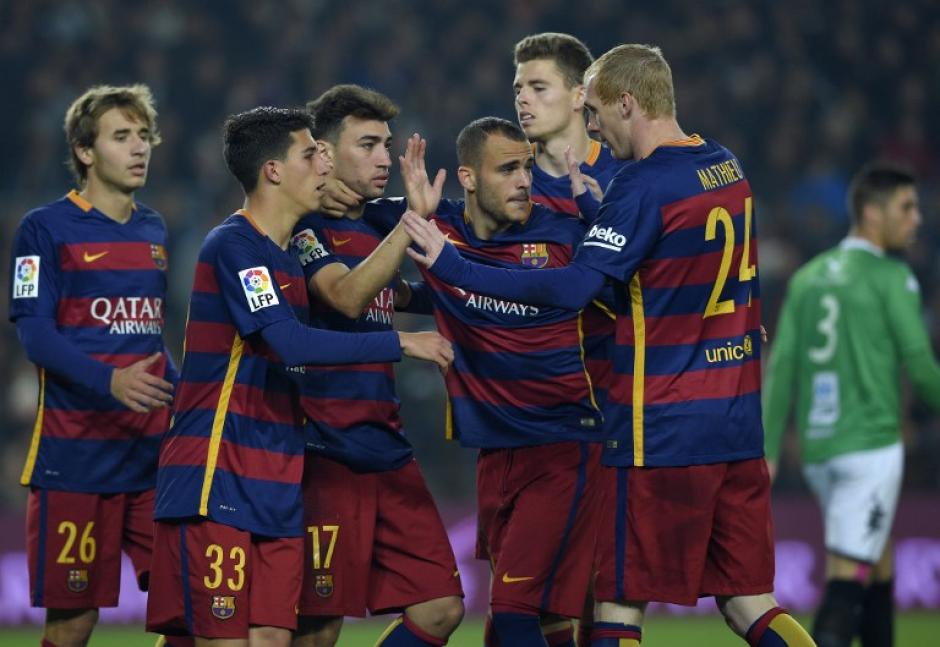 El Barcelona gole&oacute; al Villanovense por 6-1 en el Camp Nou. (Foto: AFP)