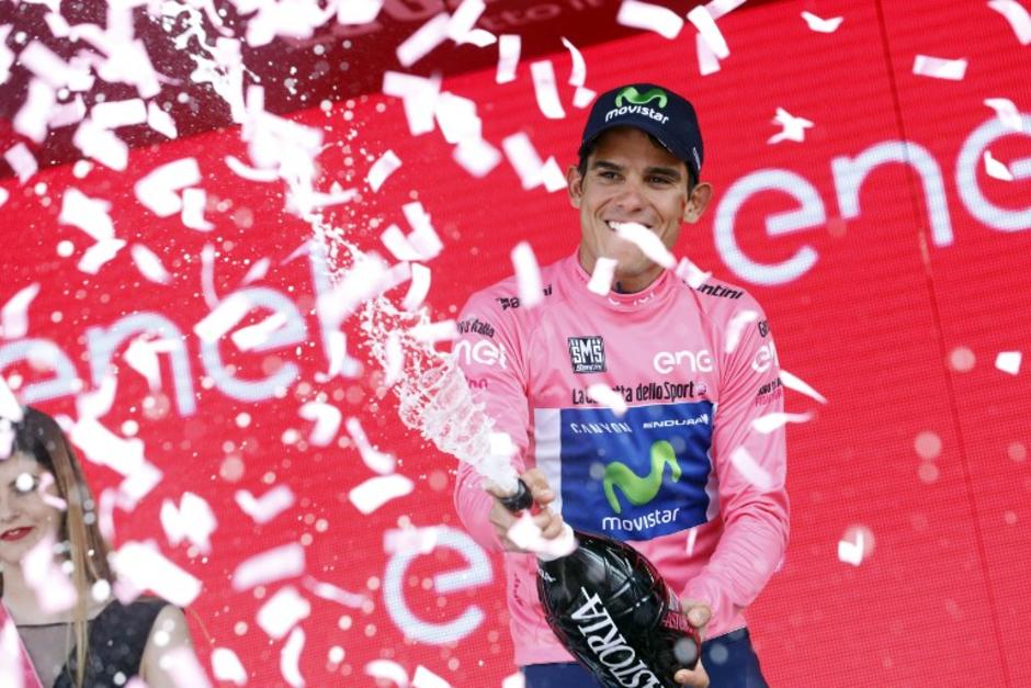 El costarricense Andrey Amador es el actual l&iacute;der del Giro de Italia. (Foto: AFP)