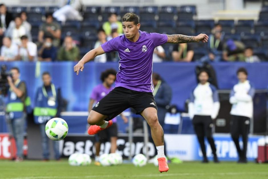 James Rodr&iacute;guez no cuenta para Zinedine Zidane. (Foto: AFP)