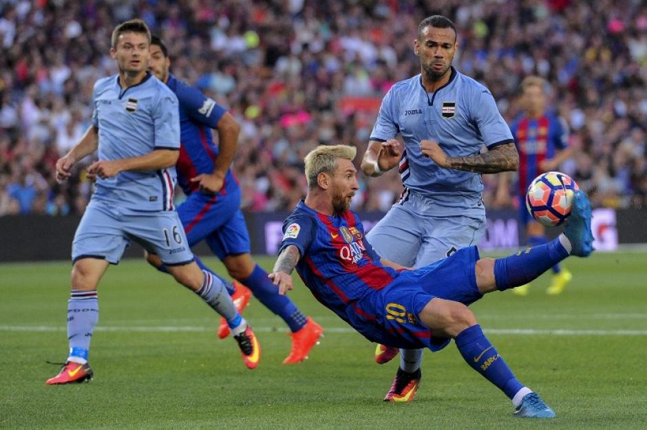 As&iacute; fue el pase del argentino para Luis Su&aacute;rez (AFP)