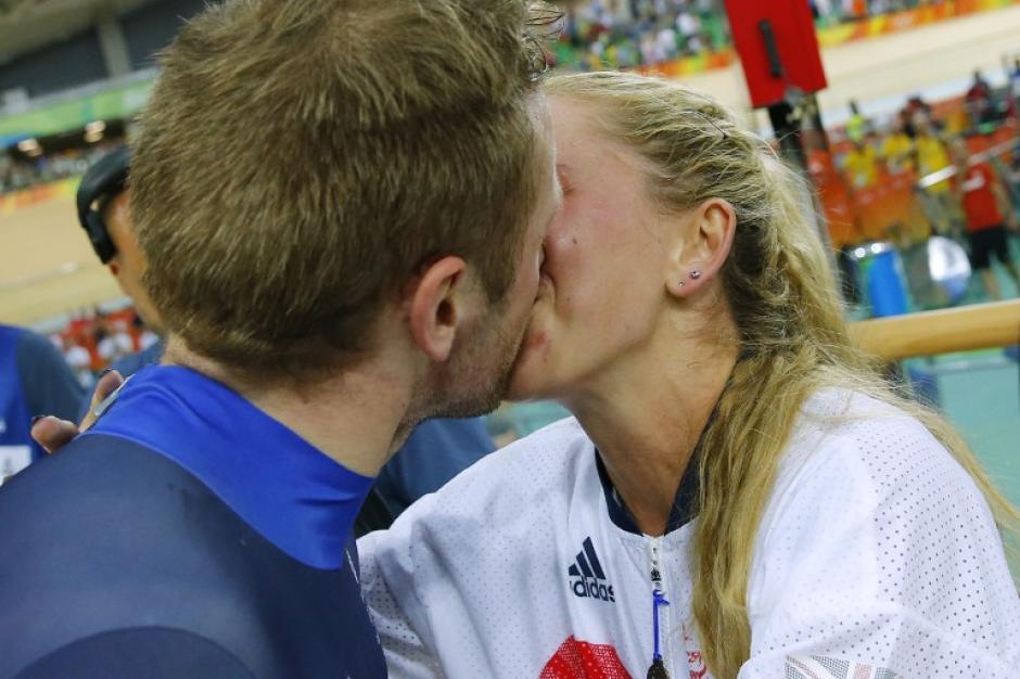 Jason Kenny y Laura Trott acumulan 10 oros ol&iacute;mpicos entre ambos. (Foto: AFP)
