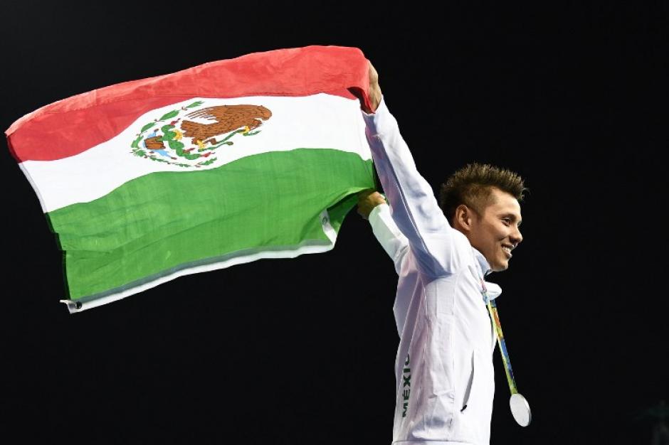 Germ&aacute;n S&aacute;nchez obtuvo la medalla de plata en clavados. (Foto: AFP)