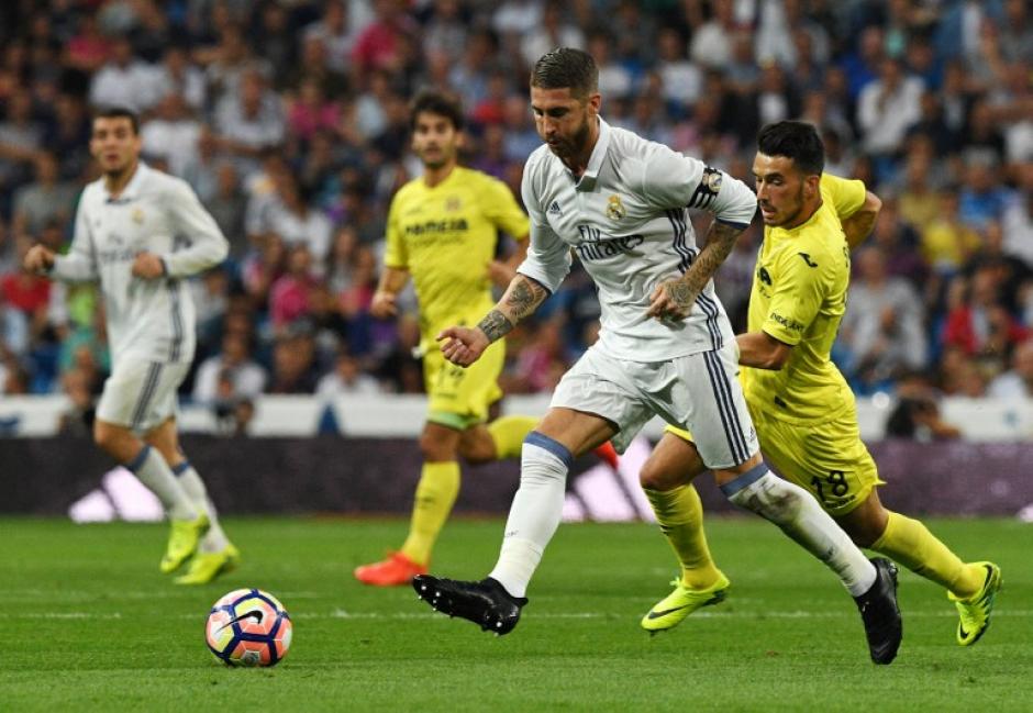 Sergio Ramos fue h&eacute;roe y villano contra el Villarreal. (Foto: AFP)
