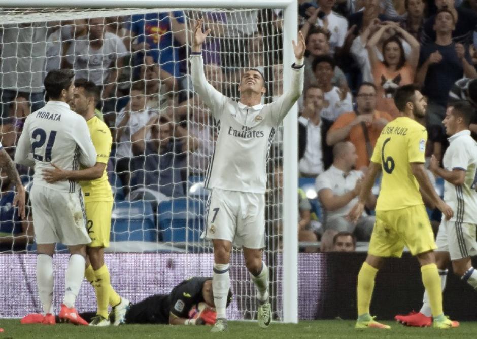 A CR7 no le est&aacute;n saliendo las cosas. (Foto: AFP)