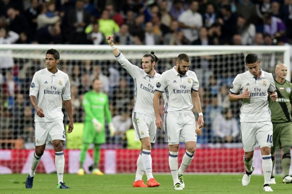 Gareth Bale celebra su gol, que abri&oacute; el marcador. (Foto: AFP)
