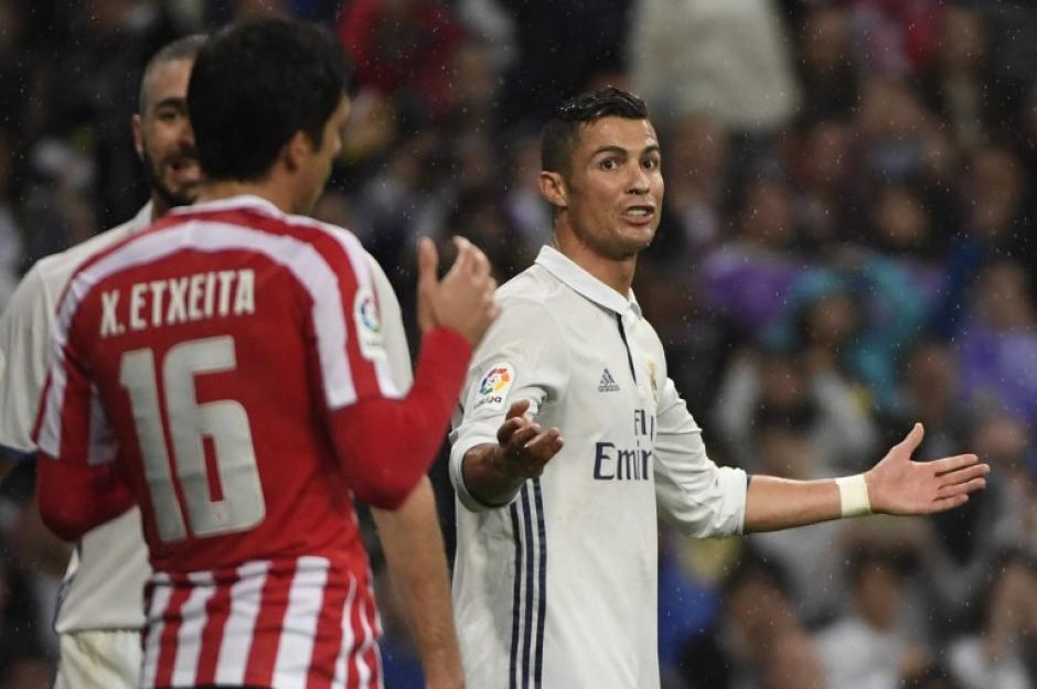 Cristiano Ronaldo no pudo marcar ante el Bilbao. (Foto: AFP)
