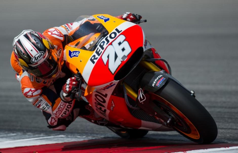 Pedrosa se ha quejado mucho del rendimiento de los neum&aacute;ticos que desde el a&ntilde;o pasado le han causado problemas. (Foto: AFP)