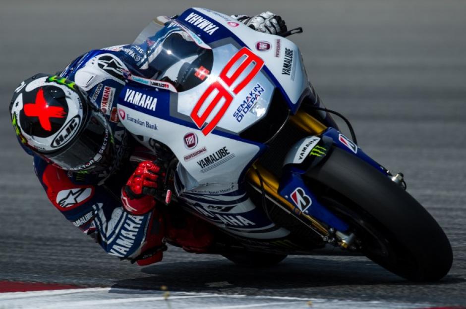 El doble campe&oacute;n mundial (2010 y 2012) de Moto GP, Jorge Lorenzo, fue el mejor tiempo de la tercera y &uacute;ltima jornada de pruebas en Phillip Island. (Foto: AFP)