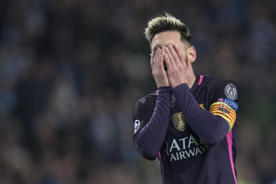 A Messi no le fue bien contra el City. (Foto: AFP)