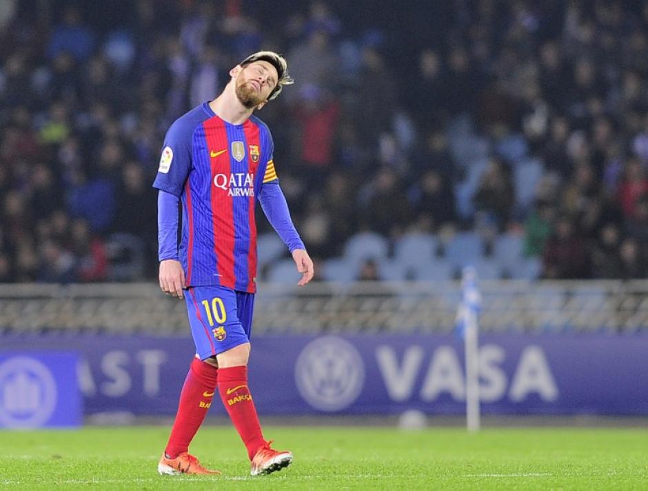 Messi dio la cara por el equipo pero no le alcanz&oacute;. (Foto: AFP)