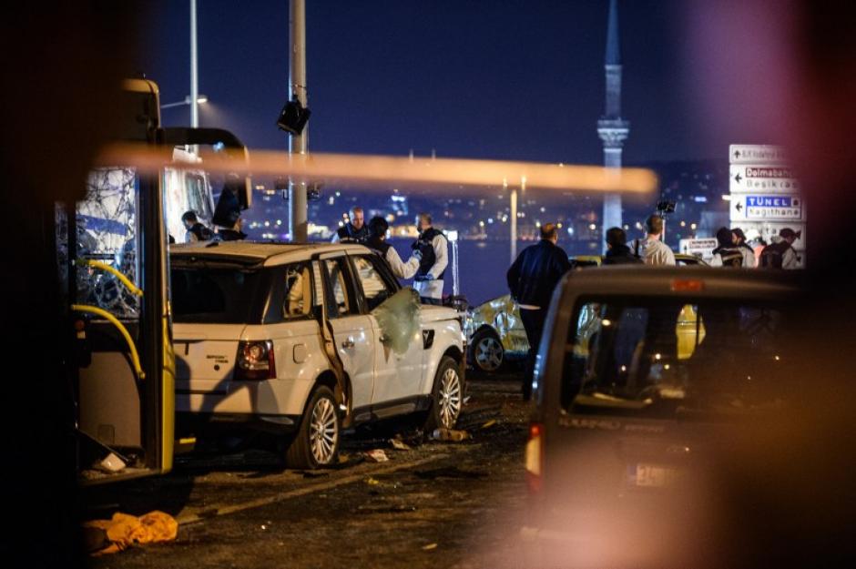 El ataque fue cerca del estadio del Besiktas. (Foto: AFP)