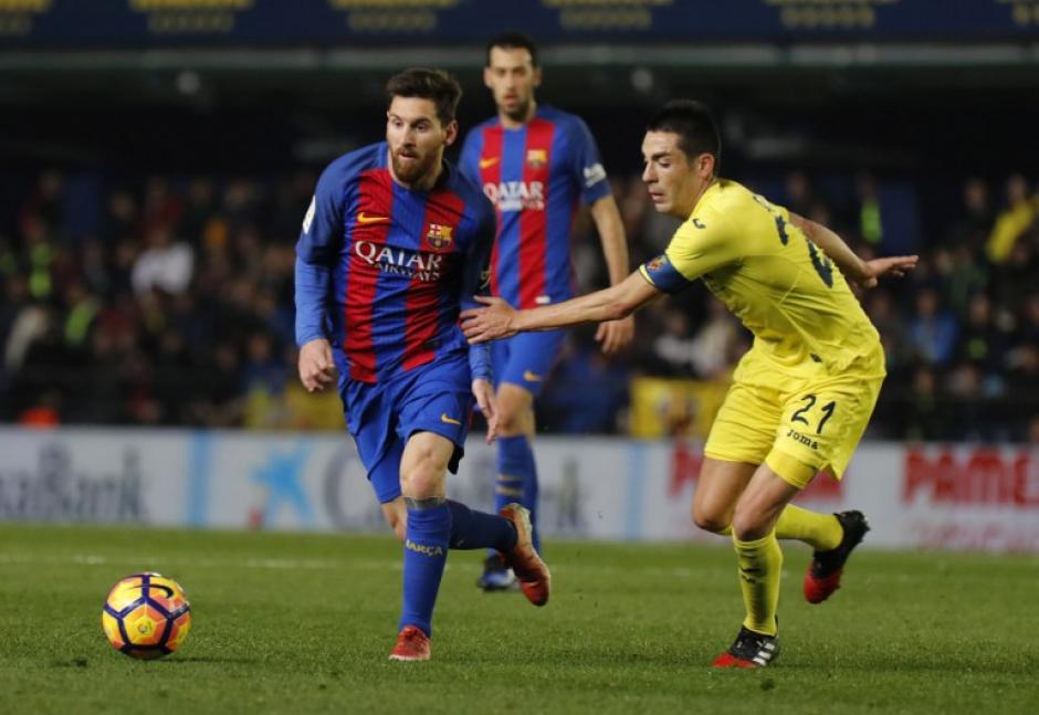 Messi rescat&oacute; el empate para el Barcelona frente al Villarreal. (Foto: AFP)