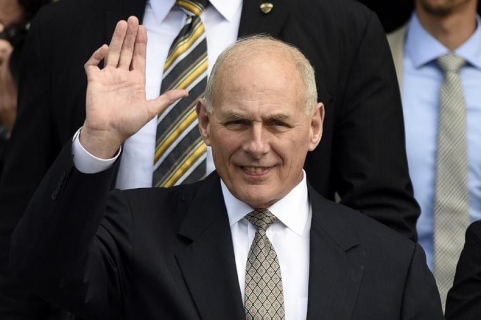 John Kelly visit&oacute; este mi&eacute;rcoles a varios funcionarios guatemaltecos antes de partir a M&eacute;xico. (Foto: AFP)