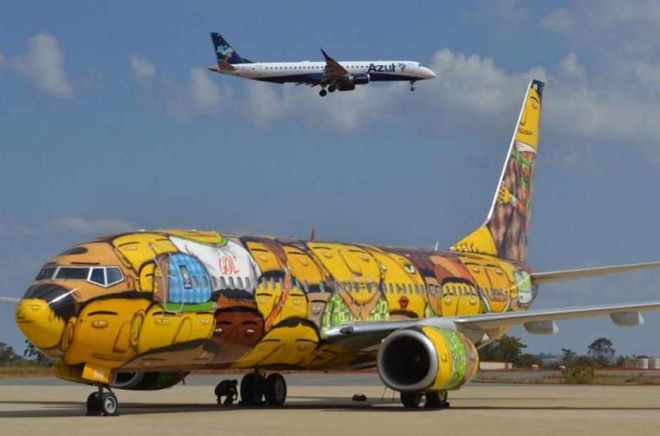El avi&oacute;n que transportar&aacute; a Brasil durante el Mundial. (Foto: AFP)