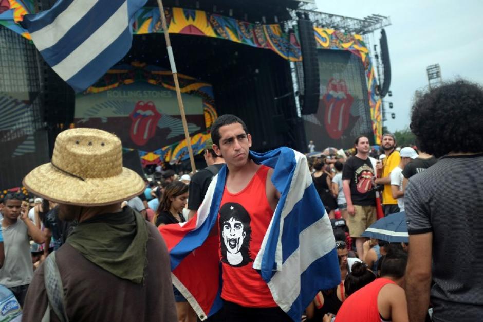 Los admiradores de los Rolling Stones est&aacute;n listos para el concierto hist&oacute;rico en La Habana. (Foto: AFP)