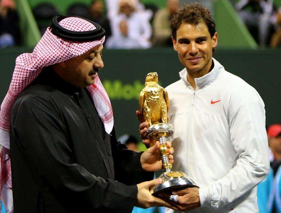 Esta es una especie de revancha para el tenista espa&ntilde;ol, que hab&iacute;a tenido sus dos &uacute;nicas derrotas ante Monfils en el torneo de Doha, donde Nadal cay&oacute; ante el galo en las semifinales del a&ntilde;o 2012 y en los cuartos de final del 2009. Foto AFP