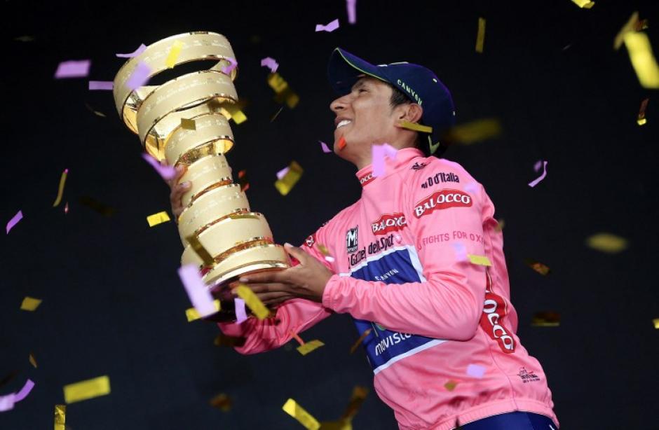 El colombiano Nairo Quintana se proclam&oacute; campe&oacute;n del Giro de Italia, una de las vueltas cicl&iacute;stica m&aacute;s importantes del mundo. (Foto: AFP)