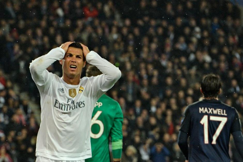 Cristiano Ronaldo no pudo anotar ante el PSG y tuvo que pasar una prueba antidoping. (Foto: AFP)