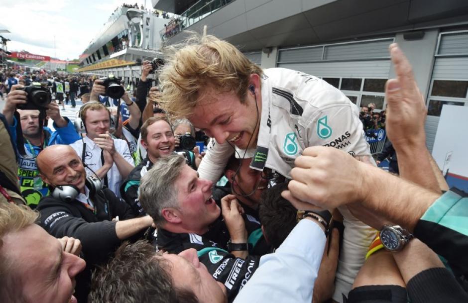 Nico Rosberg fue el ganador del GP de Austria. (Foto: AFP)