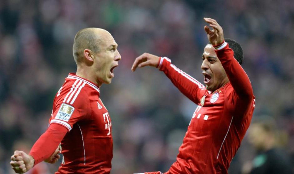 Los jugadores del Bayern Munich practicamente dan por ganada la actual Bundesliga al estar 20 puntos arriba del segundo puesto. (Foto: AFP)