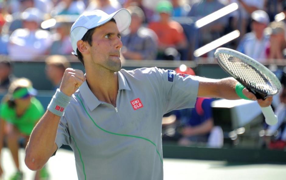 El tenista serbio, Novak Djokovic, super&oacute; en la final de Indian Wells 2014. (Foto: AFP)