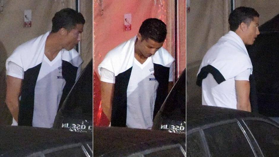 Cristiano Ronaldo fue captado de madrugada orinando en plena calle. (Foto: infobae.com)