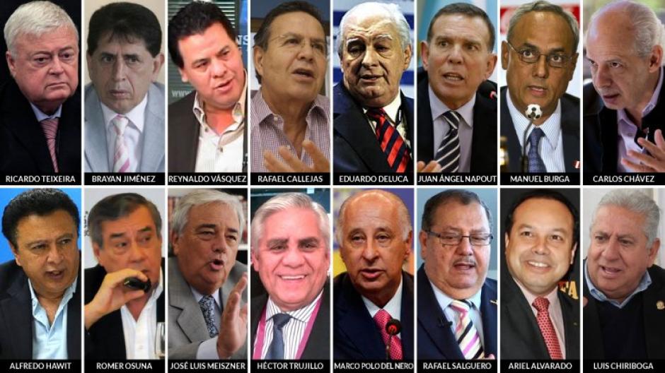 Los 41 procesados por FIFAgate, fianzas millonarias y un prófugo