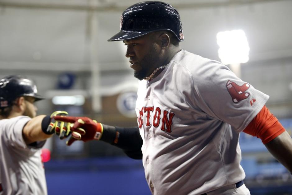 David Ortiz fue suspendido por un juego tras empujar a un empire, pero pudo jugar debido a que su castigo est&aacute; apel&aacute;ndose. (Foto: AFP)