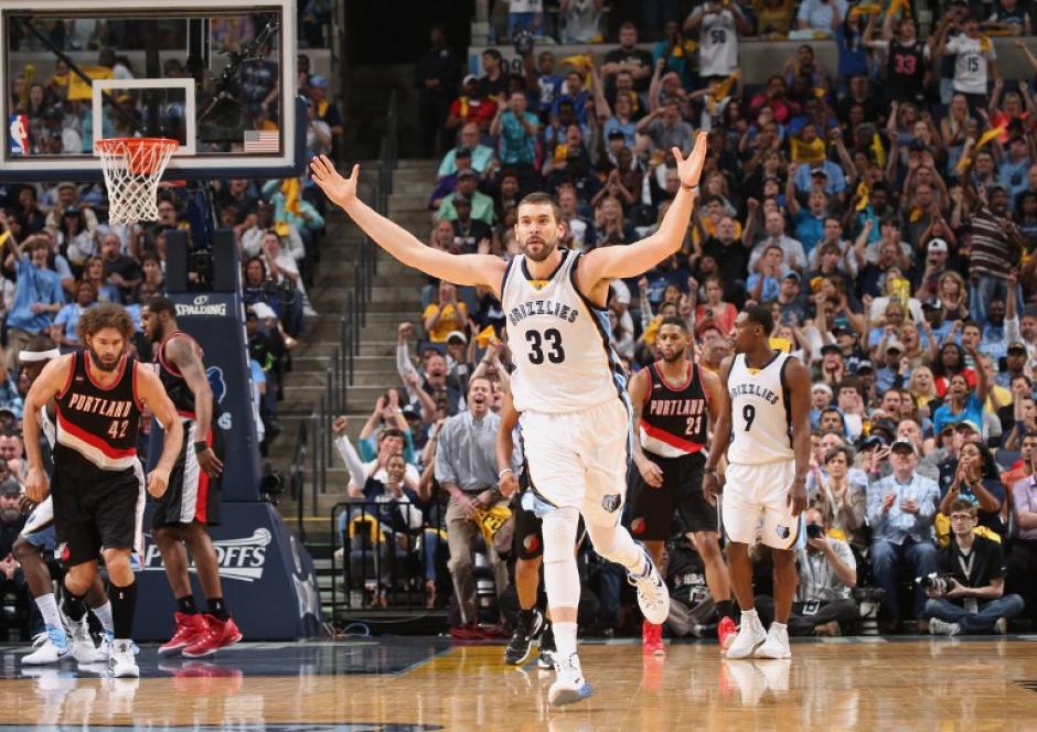 Marc Gasol ha sido importante para la ventaja de 2-0 que tienen los Grizzlies en su serie. (Foto: AFP)