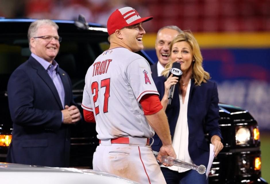 Trout fue considerado el Jugador M&aacute;s Valioso del Juego de las Estrellas. (Foto: AFP)