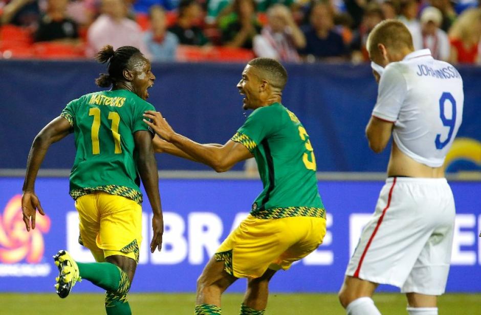Jamaica logr&oacute; un triunfo hist&oacute;rico, eliminando a Estados Unidos en semifinales de la Copa Oro. (Foto: AFP)