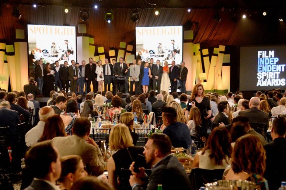 La pel&iacute;cula "Spotlight" fue la ganadora de la noche. (Foto: AFP)
