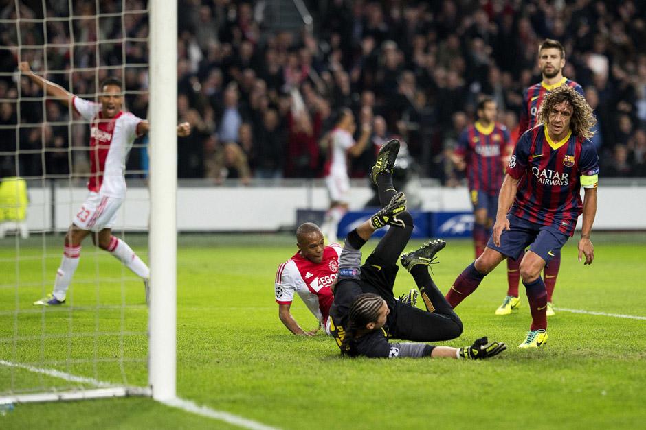 Serero anot&oacute; el primer gol del Ajax, al minuto 18. (Foto: Olaf Kraak/EFE)