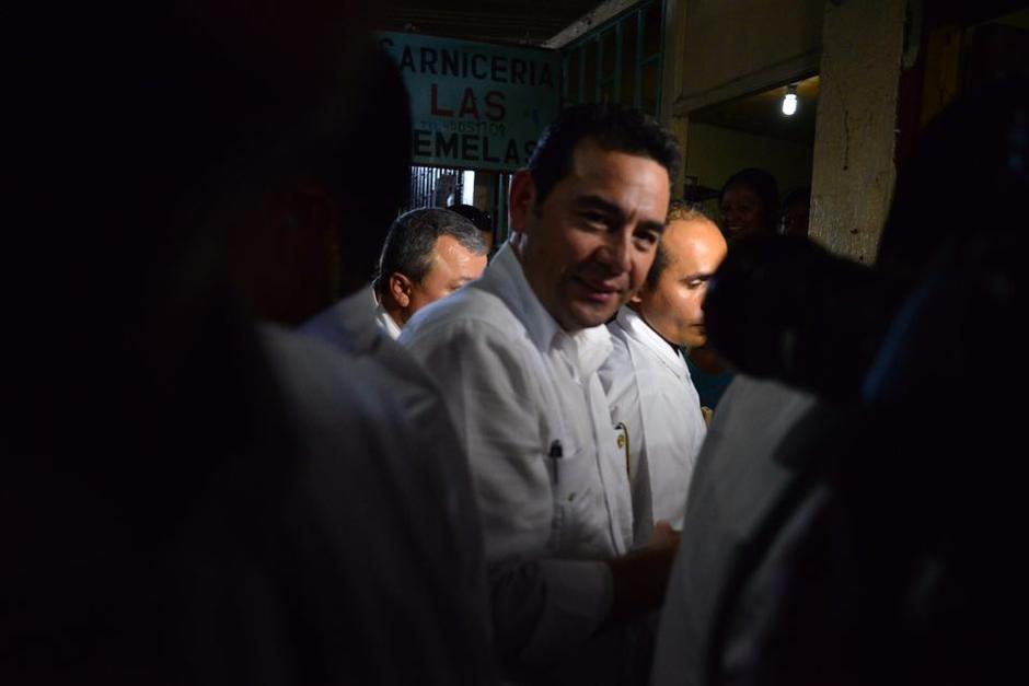 Jimmy Morales, presidente de Guatemala, ofrece conferencia de prensa. (Foto: Archivo/Soy502)