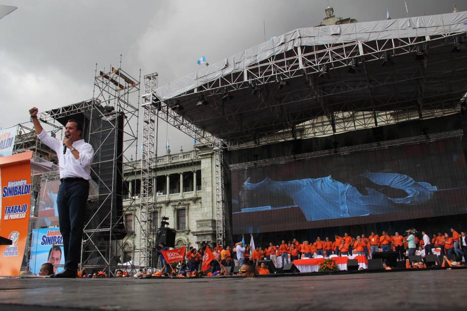En el evento el Partido Patriota se proclamó a un "precandidato", término que la ley no incluye. (Foto: Alexis Batres/Soy502)&nbsp;