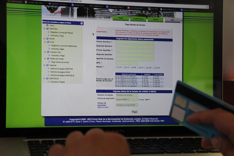 Compra tu Boleto de Ornato 2015 en línea y evita las colas y multas. (Foto: Alexis Batres/Soy502)