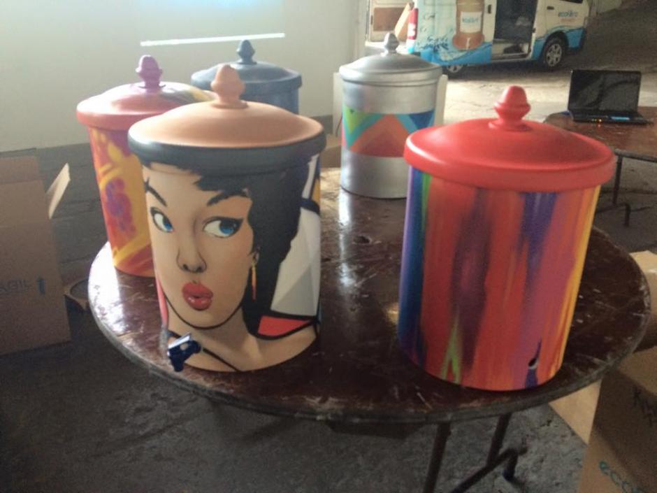 Los dise&ntilde;os son &uacute;nicos y ser&aacute;n vendidos a aquellas personas que deseen decorar y ayudar a la ni&ntilde;ez. (Foto: Ecofiltro)