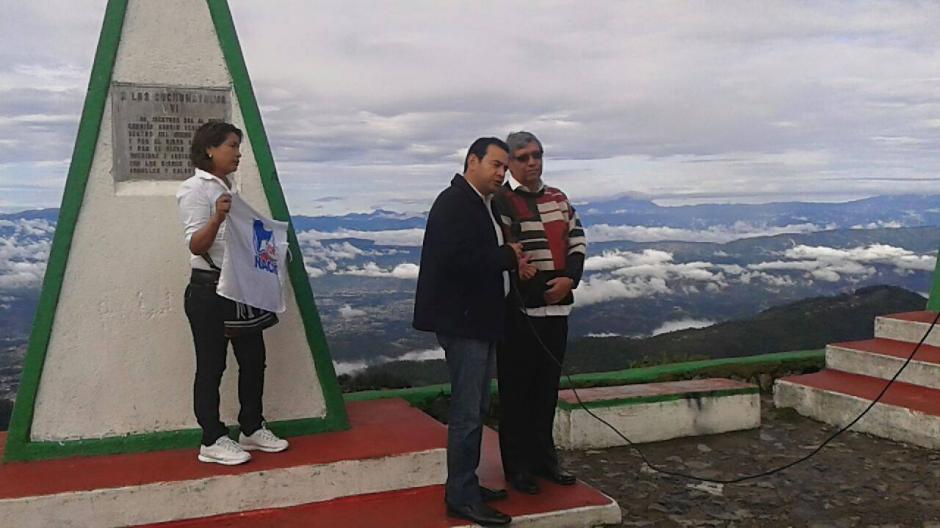 Janeth P&eacute;rez ahora viaja junto a Jimmy Morales para apoyarlo durante el periodo de campa&ntilde;a electoral. (Foto: Facebook FCN Huehuetenango)&nbsp;
