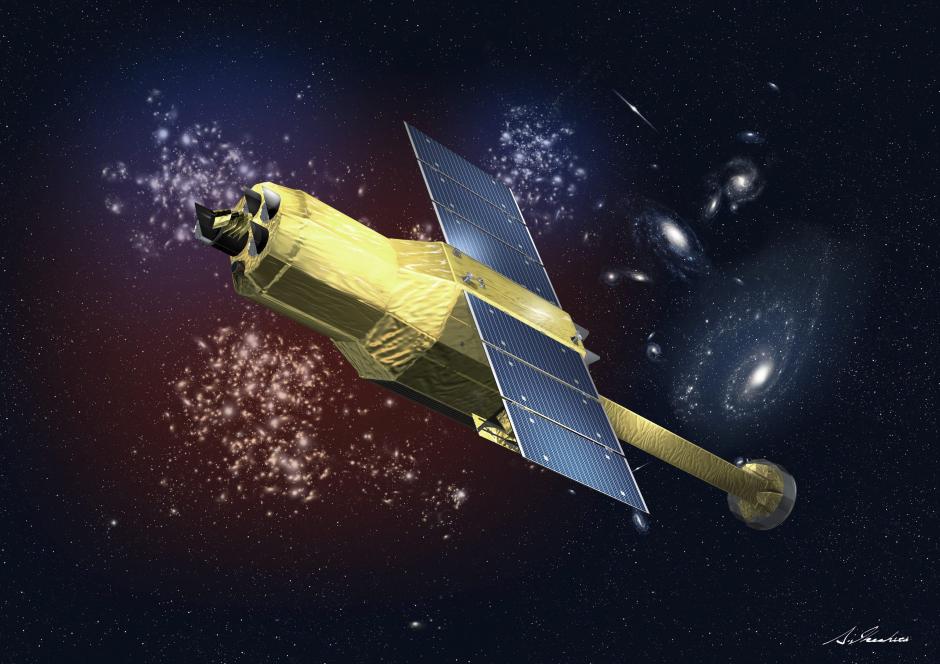 Imagen facilitada por la Agencia nipona de Exploraci&oacute;n Aeroespacial (JAXA) que muestra una ilustraci&oacute;n del sat&eacute;lite Astro-H lanzado el pasado 17 de febrero de 2016. (Foto: EFE/Jaxa)