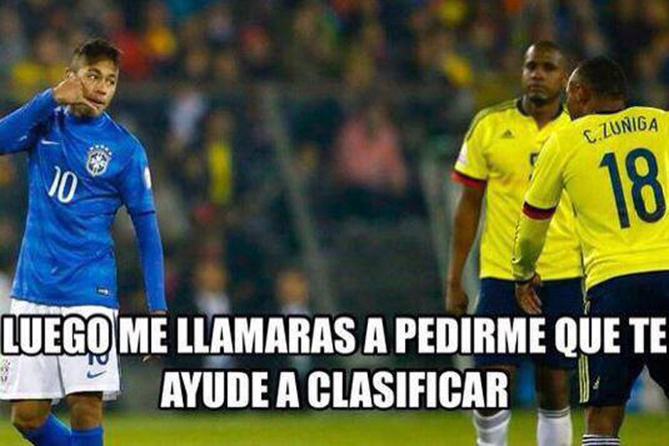 La victoria de Brasil ayud&oacute; a que Colombia clasificara a cuartos de final. (Foto: Twitter)