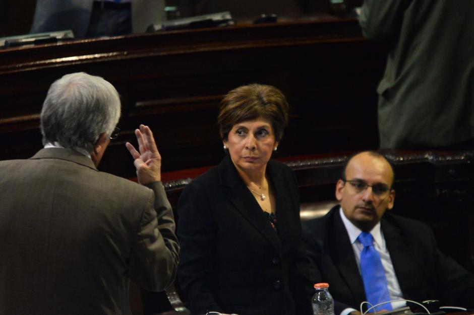 Nineth fue la primera legisladora en llegar al Congreso en una sesi&oacute;n hist&oacute;rica en el hemiciclo. (Foto: Jes&uacute;s Alfonso/Soy502)