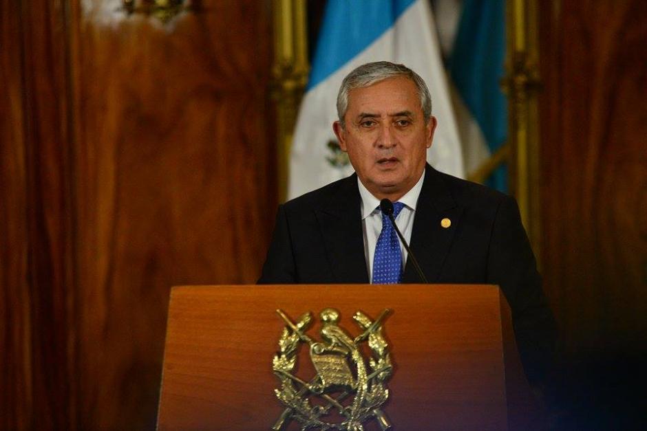 El Presidente Otto Pérez Molina reiteró que se someterá al debido proceso porque no ha cometido ningún delito. (Foto: Wilder López /Soy502)