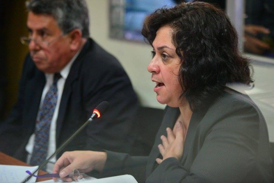 La jueza Reinoso, durante su intevenci&oacute;n en la audiencia de primera declaraci&oacute;n.&nbsp;(Foto: Wilder L&oacute;pez/Soy502)